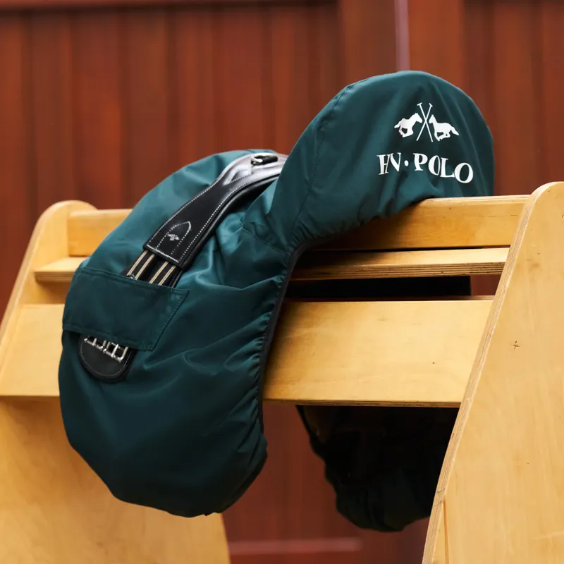HV Polo Dressage Saddle Cover - Duck Green-1