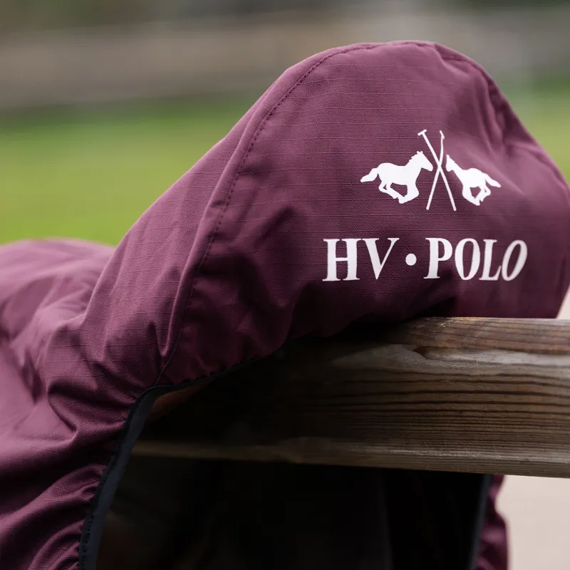 HV Polo Jumping Saddle Cover - Wine-1