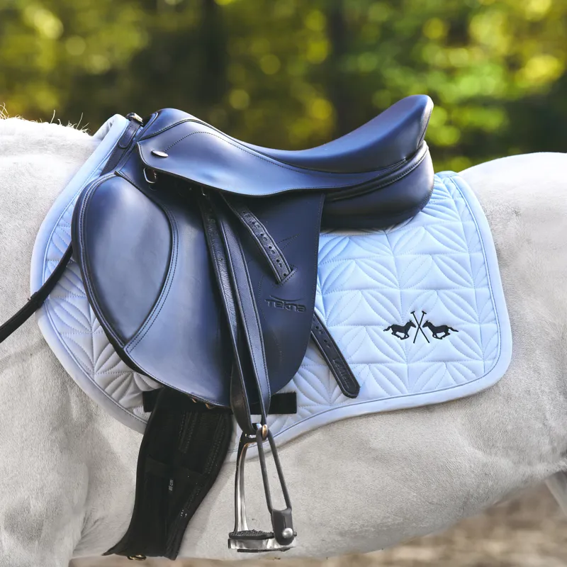 HV Polo Sachie GP Saddlepad - Powder Blue-1