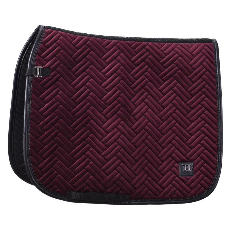 HV Polo Luxury Dressage Saddlepad Full - Wine