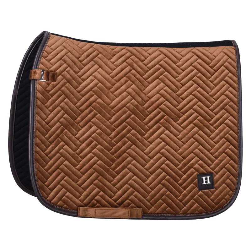 HV Polo Luxury Dressage Saddlepad Full - Leather