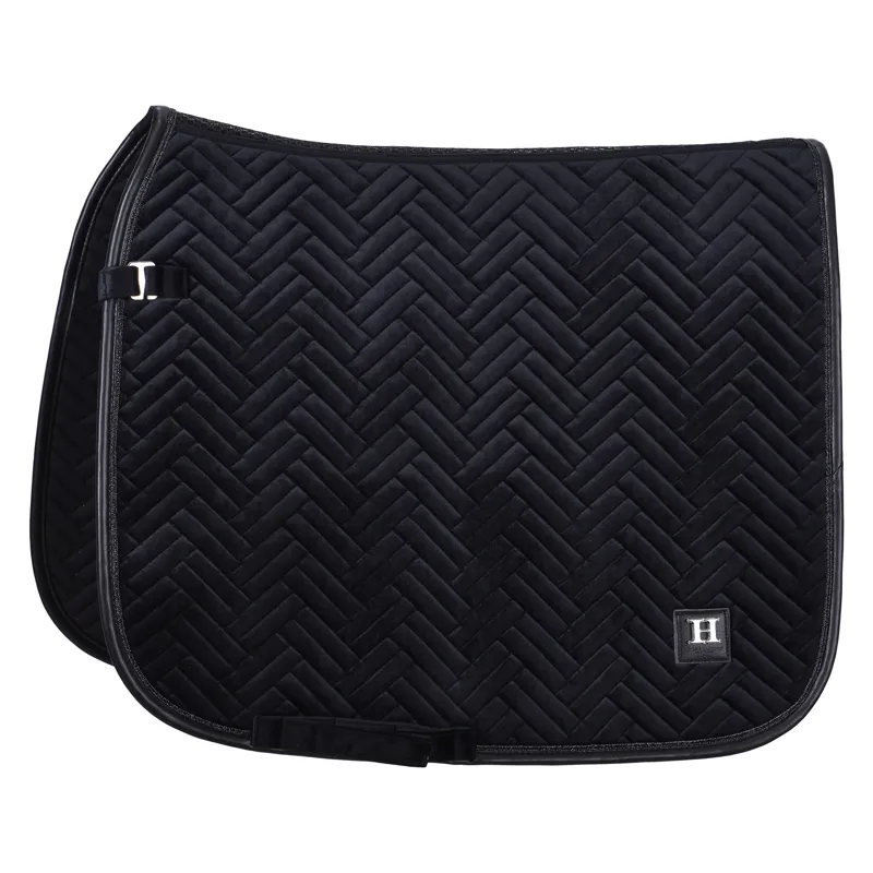 HV Polo Luxury Dressage Saddlepad Full - Black