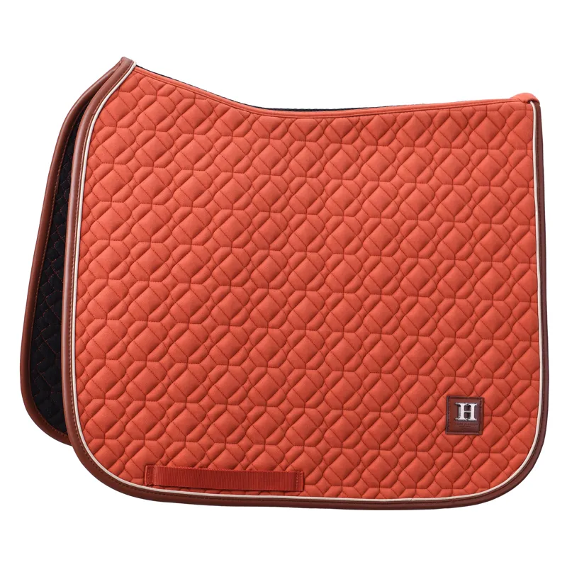 HV Polo Luxi Dressage Saddlepad Full - Pumpkin