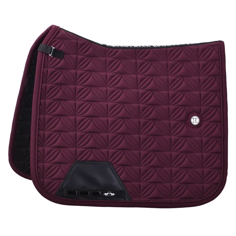 HV Polo Elisa Dressage Saddlepad Full - Wine