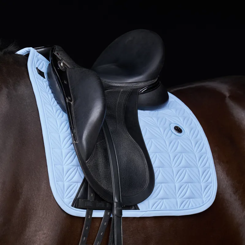 HV Polo Elisa Dressage Saddlepad Full - Powder Blue-1