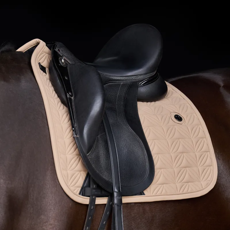 HV Polo Elisa Dressage Saddlepad Full - Tan-1