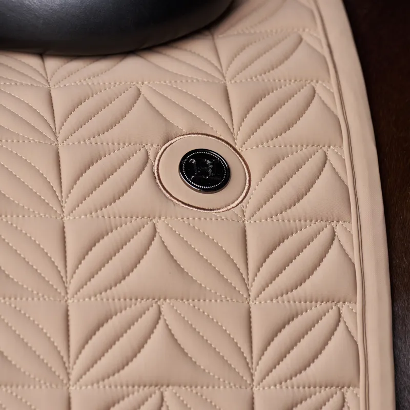 HV Polo Elisa Dressage Saddlepad Full - Tan-2
