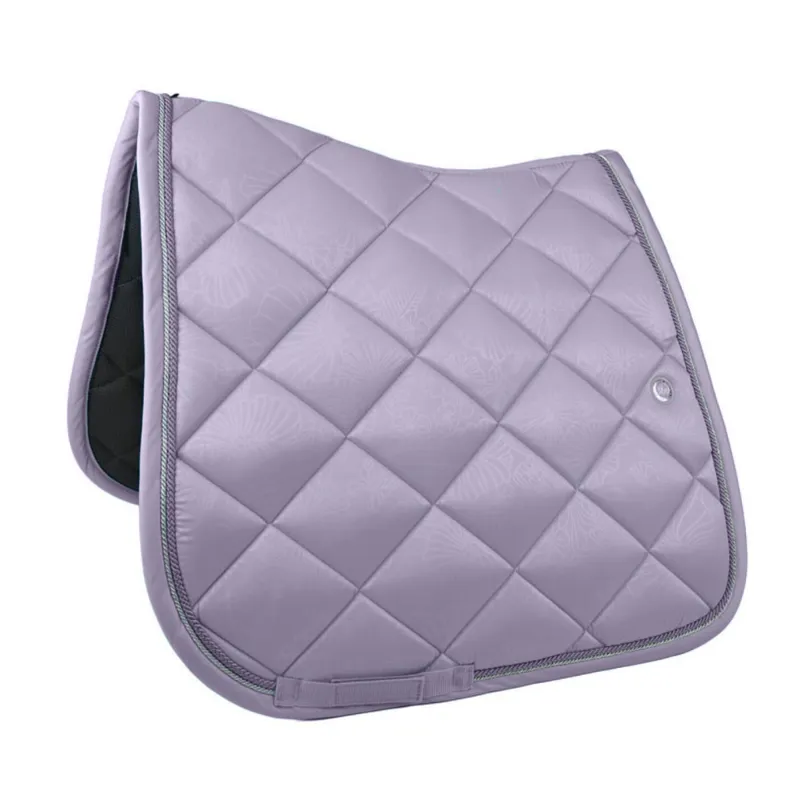 Lami-Cell Floral Dressage Saddlepad - Lavender - Full