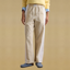 Joules Ladies Hallie Pull On Cotton Trousers - Yellow Stripe
