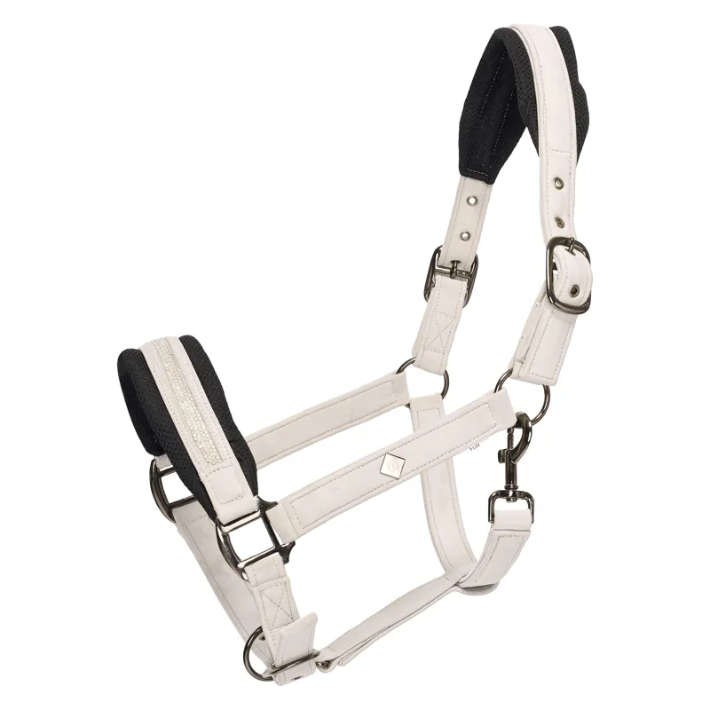 Imperial Riding Jewel Mesh Headcollar - Grey/Sand