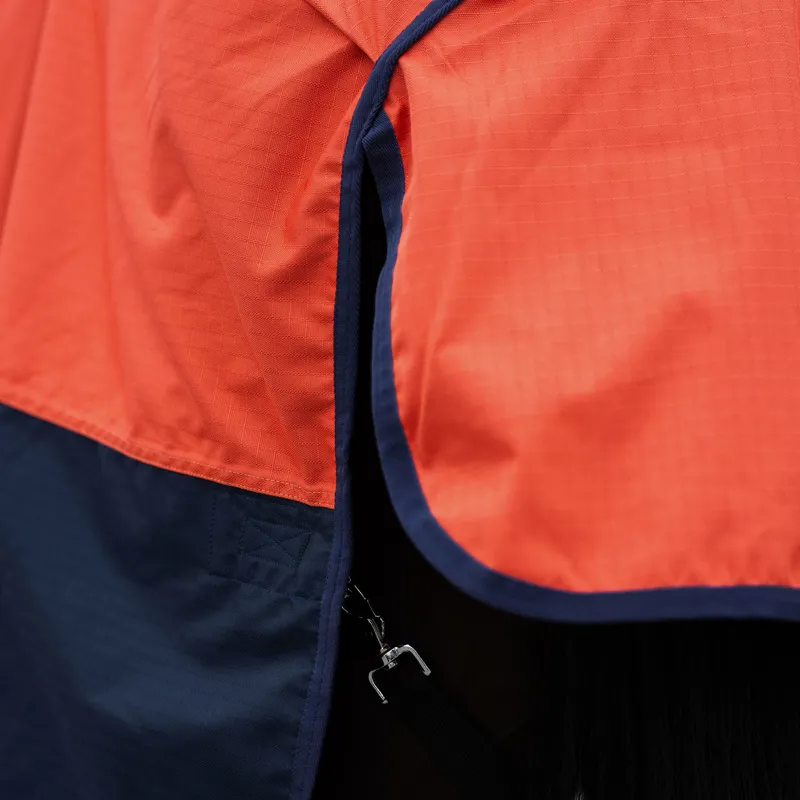 Imperial Riding Limited Summer Highneck Turnout Rug - Orange/Navy-4