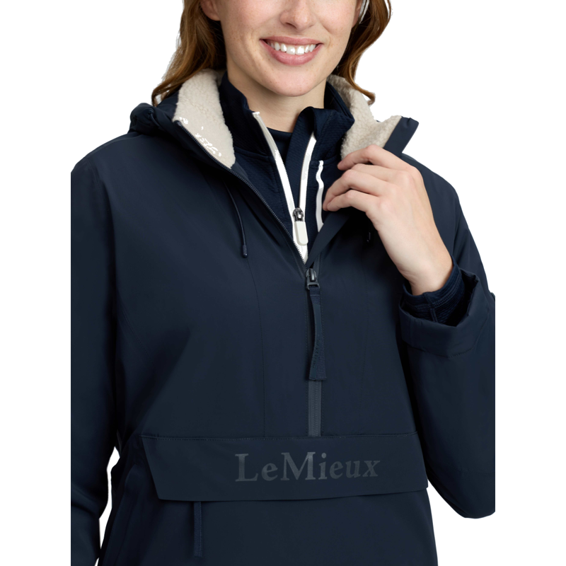 LeMieux Phoebe Half Zip Waterproof Anorak - Navy-2