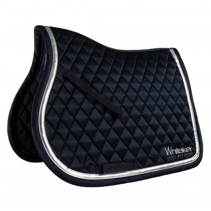 John Whitaker Thornton Saddlepad - Navy and Silver 
