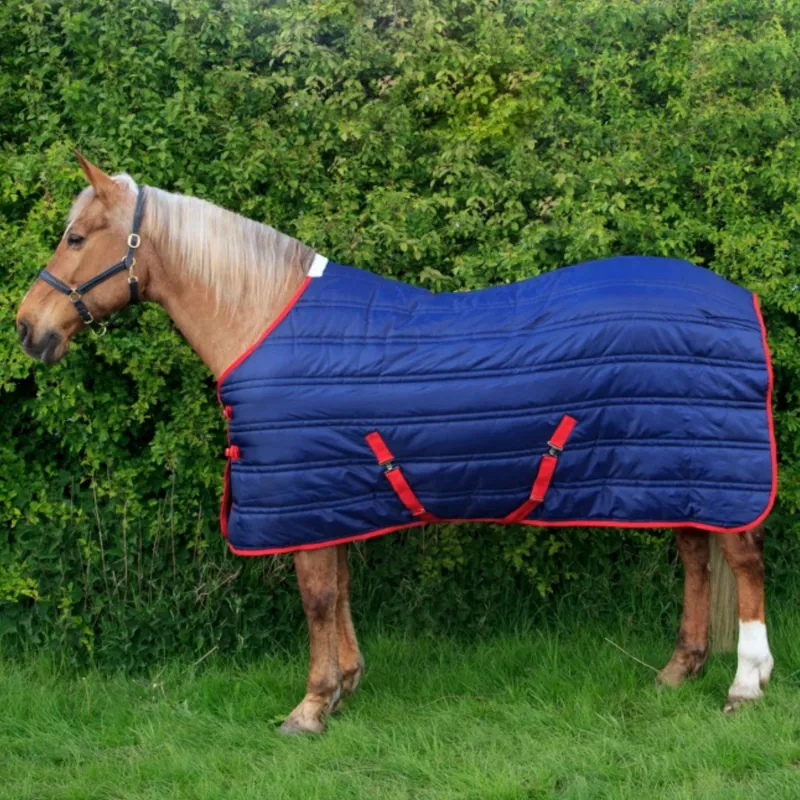 John Whitaker Thomas 250g Stable Rug - Navy/Red