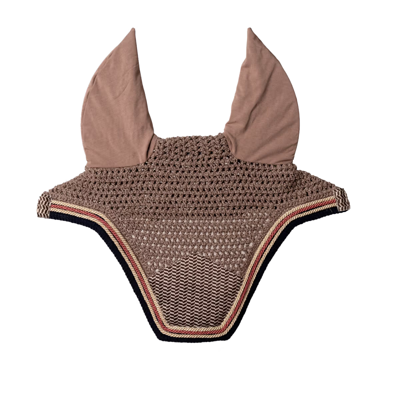 Kentucky Pied-De-Poule Wellington Fly Veil Full - Bordeaux/Navy-3
