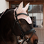 Kentucky Glitter Sparkling Wellington Fly Veil Full - Old Rose