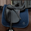 Kentucky Glitter Sparkling Dressage Saddlepad Full - Navy