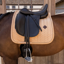Kentucky Mini Pearls Velvet Dressage Saddlepad Full - Beige