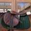 Kentucky Mini Pearls Velvet Show Jumping Saddlepad - Pine Green
