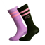 Kentucky Kids Striped Socks 2 Pack - Purple/Dark Green