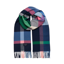Joules Ladies Langtree Scarf - Navy/Pink Check