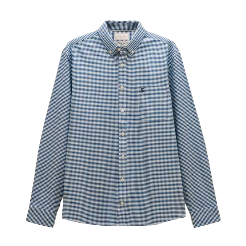 Joules Men's Oxford Gingham Classic Fit Shirt - Navy Check