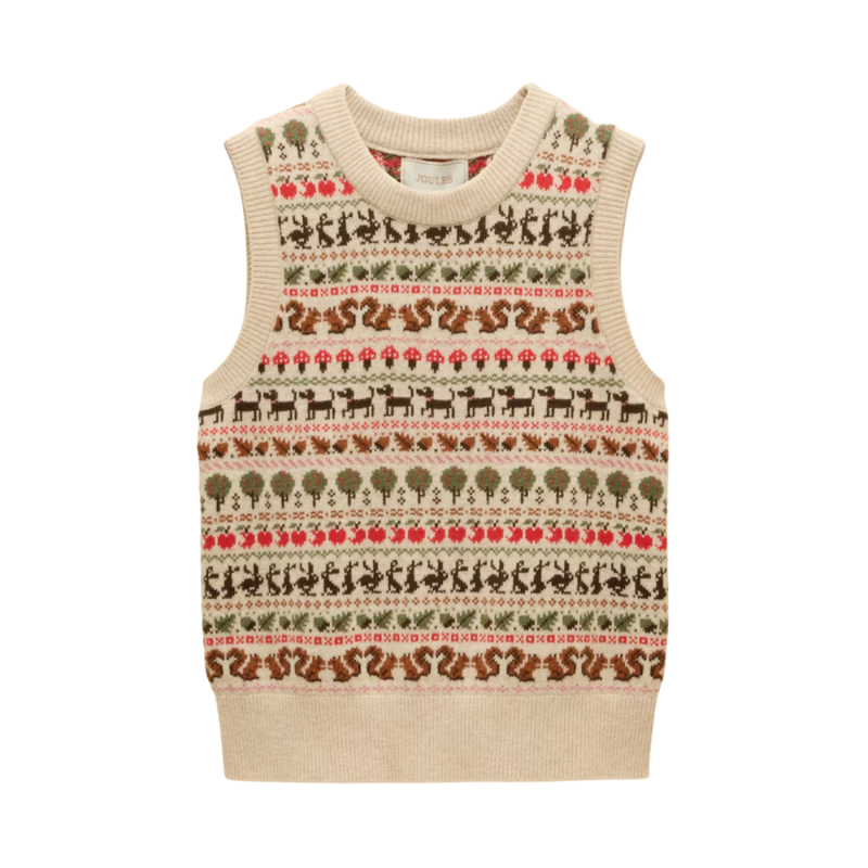 Joules Ladies Orchard Tank Top - Oatmeal