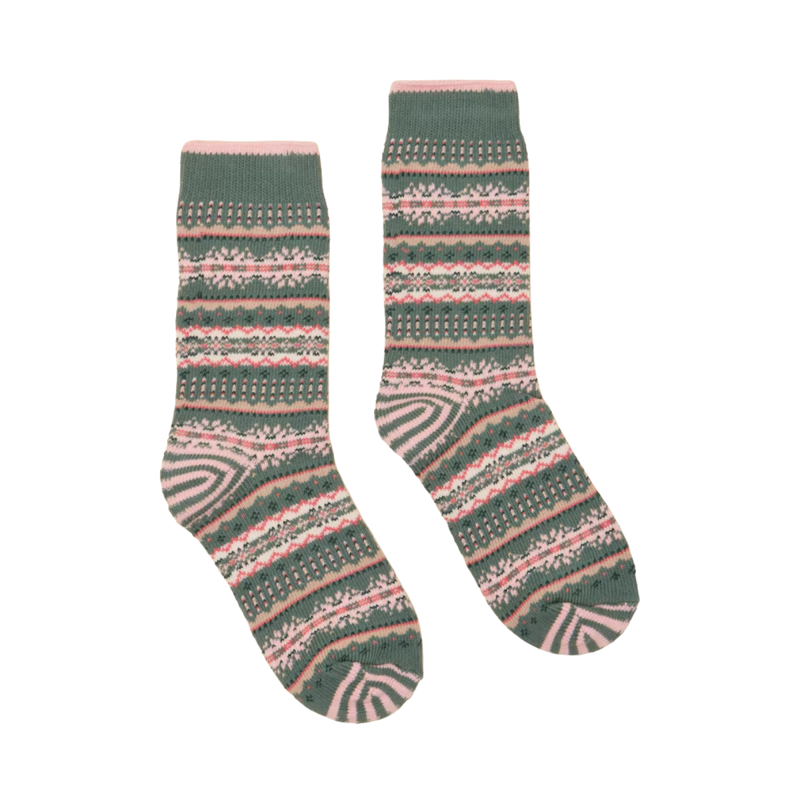Joules Ladies Lucille Socks - Khaki Green