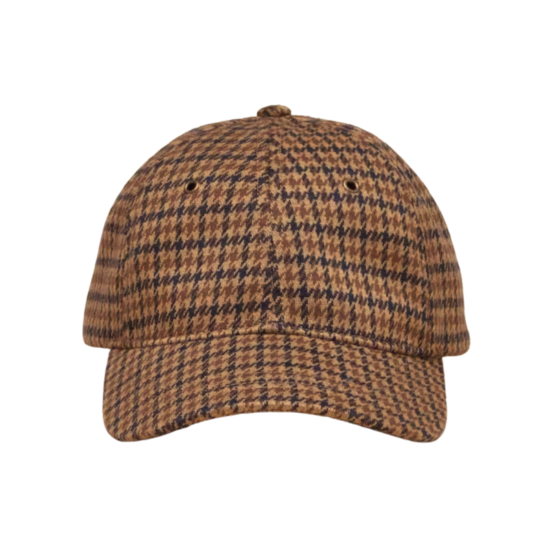 Joules Ladies Perry Baseball Hat - Neutral Houndstooth Jersey