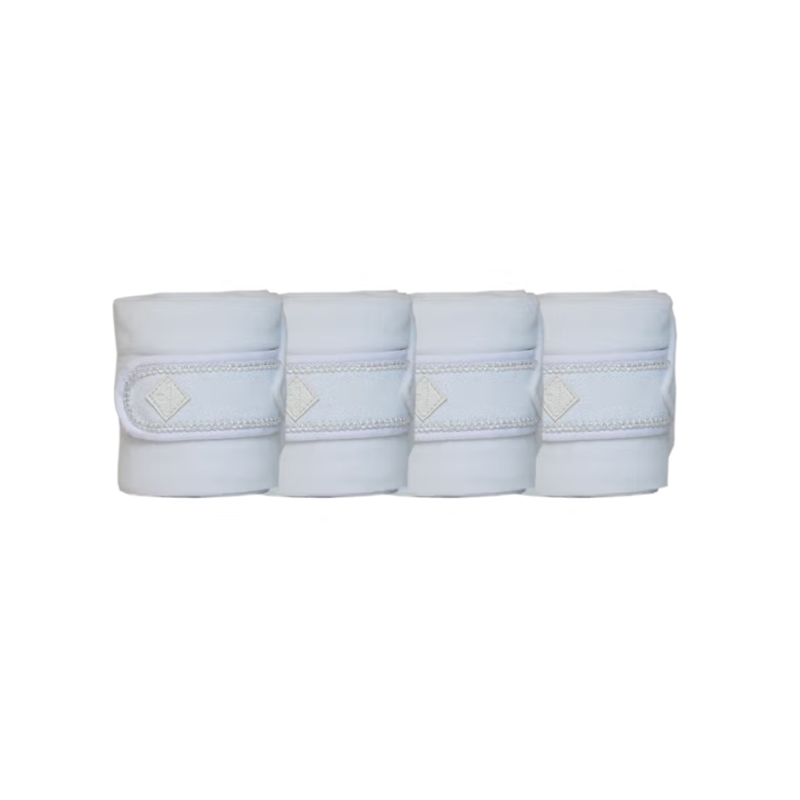 Kentucky Pearls Polar Fleece Bandages - White