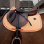 Kentucky Velvet Flags Printing Jumping Saddlepad - Orange