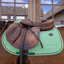 Kentucky Velvet Chess Printing Jumping Saddlepad - Green