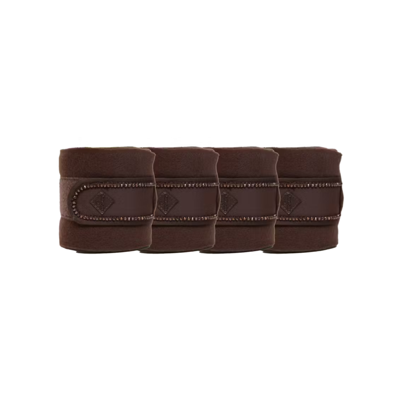 Kentucky Pearls Polar Fleece Bandages - Brown