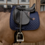 Kentucky Sheepskin Skin Friendly Diamond Dressage Saddlepad Full - Navy