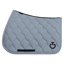 Cavalleria Toscana New Circular Quilted Jersey Jumping Saddlepad - Windward Blue