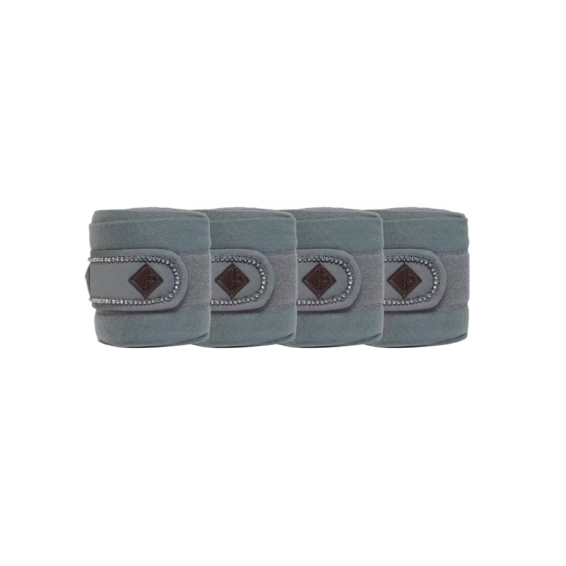 Kentucky Pearls Polar Fleece Bandages - Grey