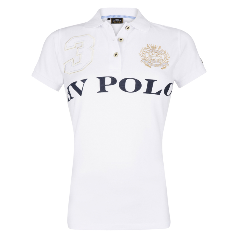 HV Polo Ladies Favouritas EQ Polo Shirt - White