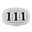 LeMieux Saddle Pad Number Holder - Silver Glitter