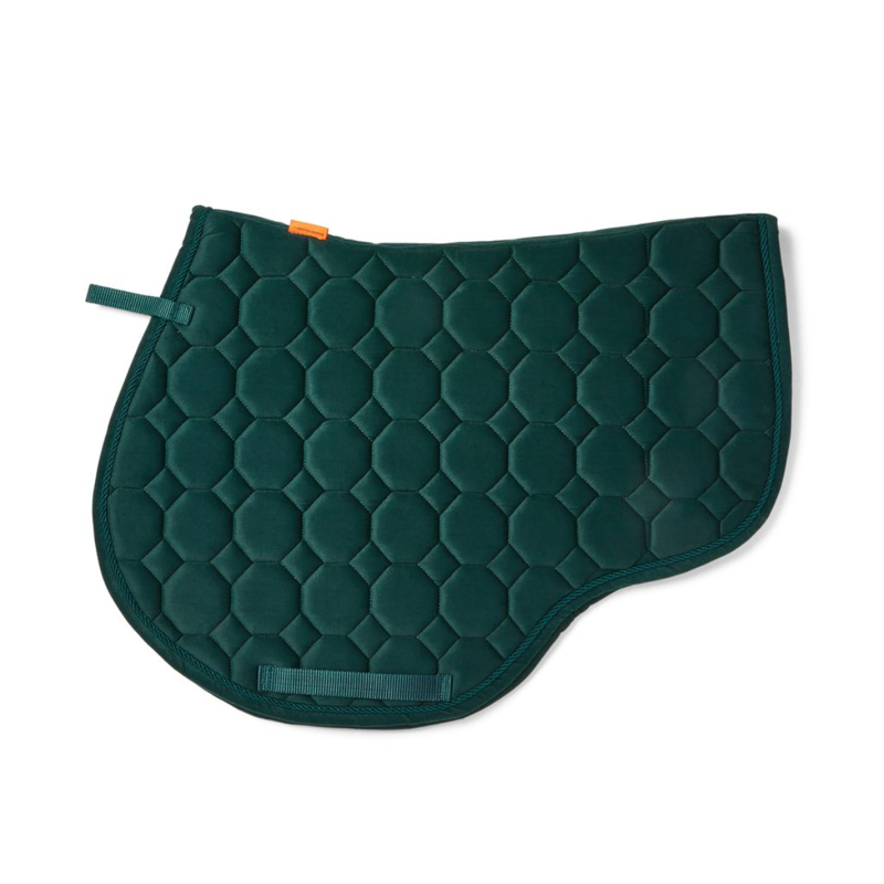 Cameo Suede GP/Jump Saddlepad - Evergreen