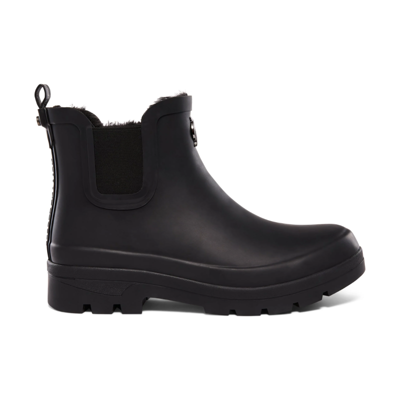 Holland Cooper Sherpa Lined Chunky Chelsea Wellington - Black-1