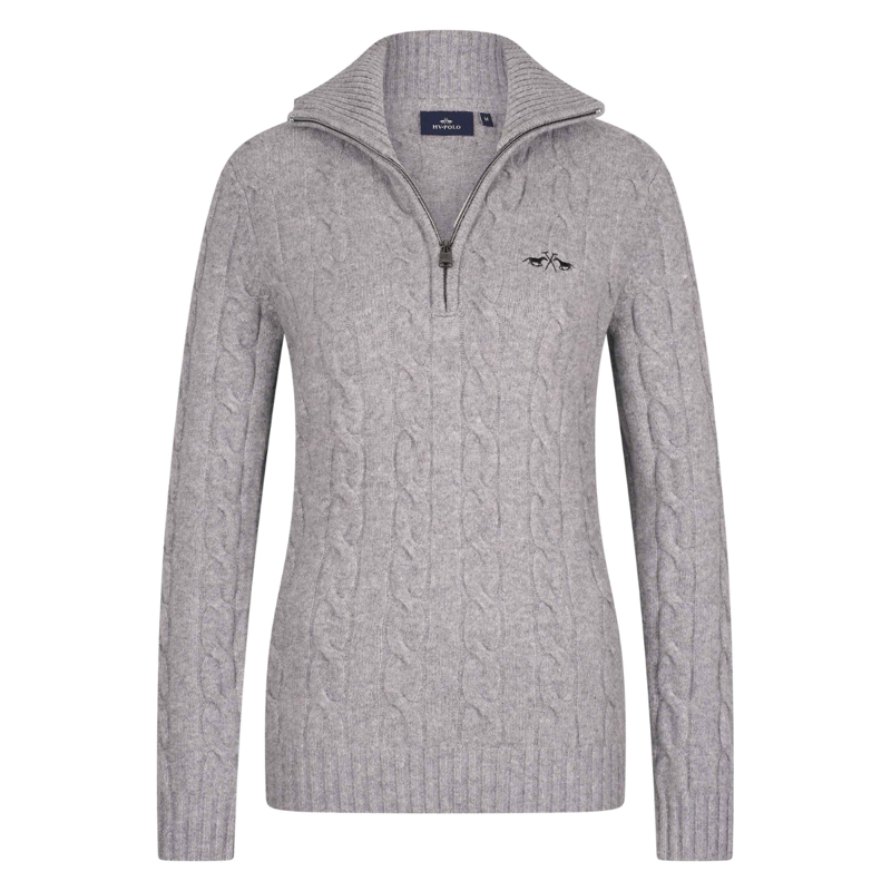 HV Polo Ladies Dunya Pullover - Grey Heather