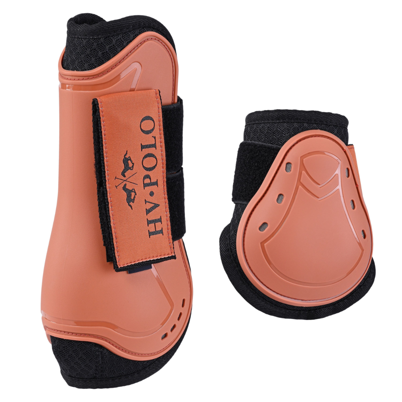 HV Polo Classic Tendon and Fetlock Boot Set - Pumpkin