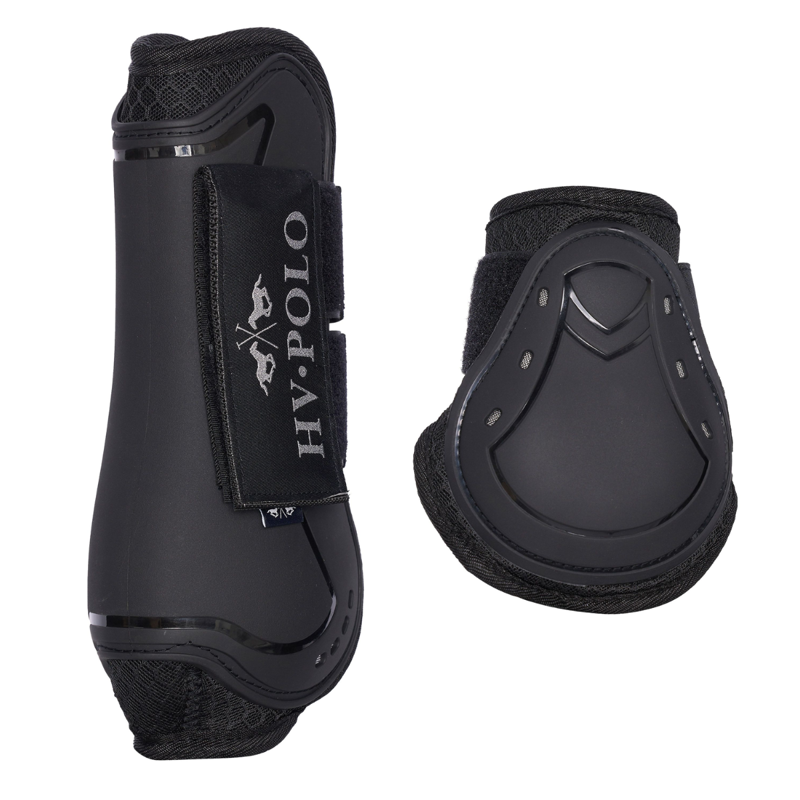 HV Polo Classic Tendon and Fetlock Boot Set - Black