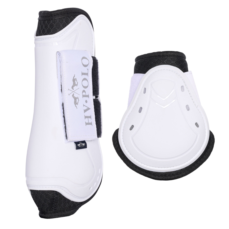 HV Polo Classic Tendon and Fetlock Boot Set - White