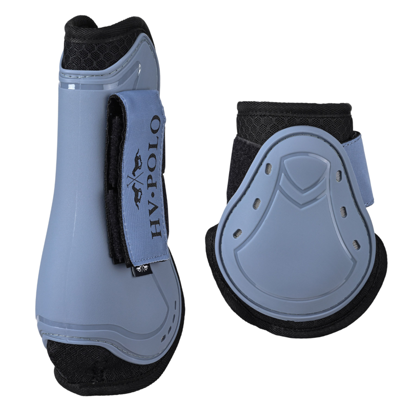 HV Polo Classic Tendon and Fetlock Boot Set - Dark Mist Blue-5