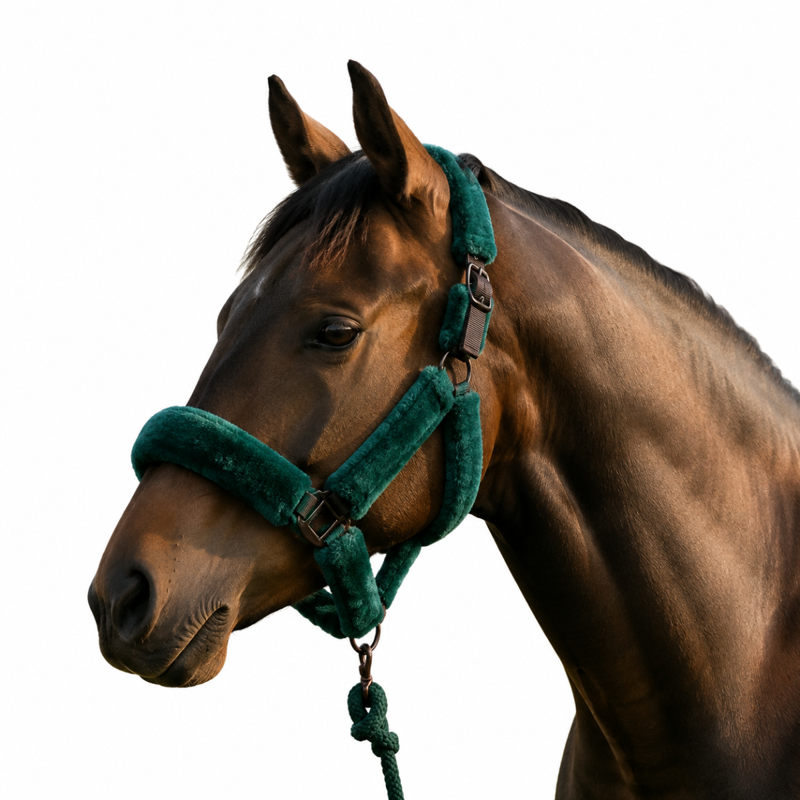 Cameo Deluxe Headcollar - Evergreen