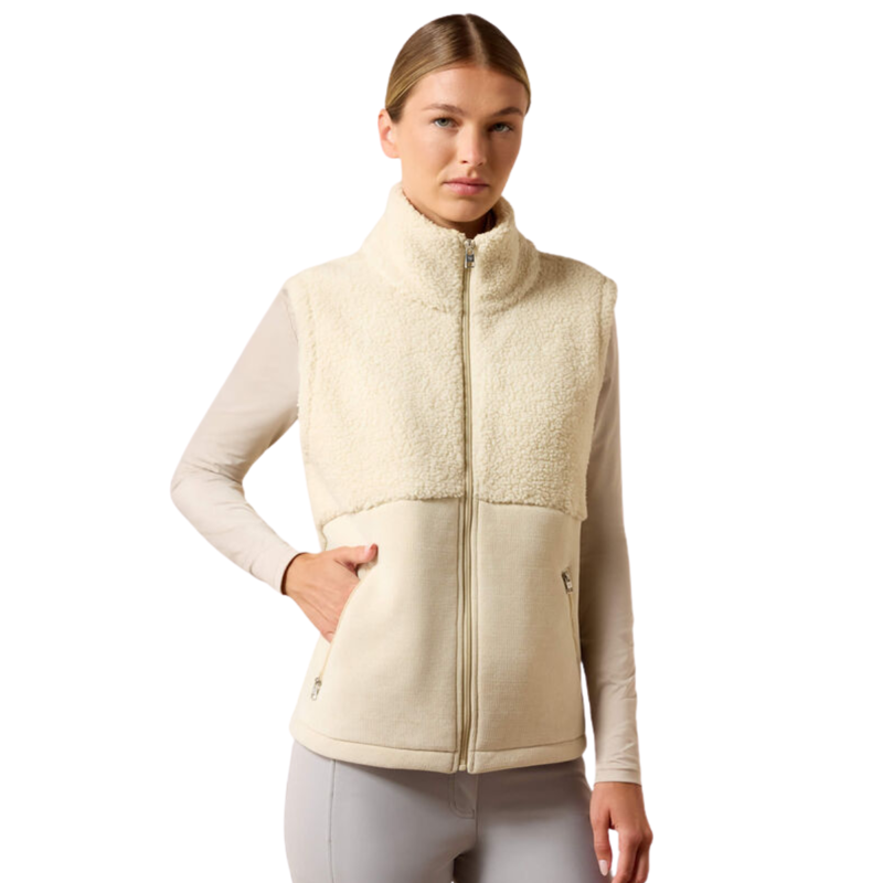 Ariat Women's Laviolette Full Zip Vest - Almond Milk