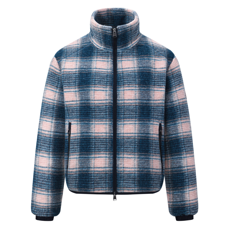 HV Polo Ladies Carlotta Check Jacket - Navy