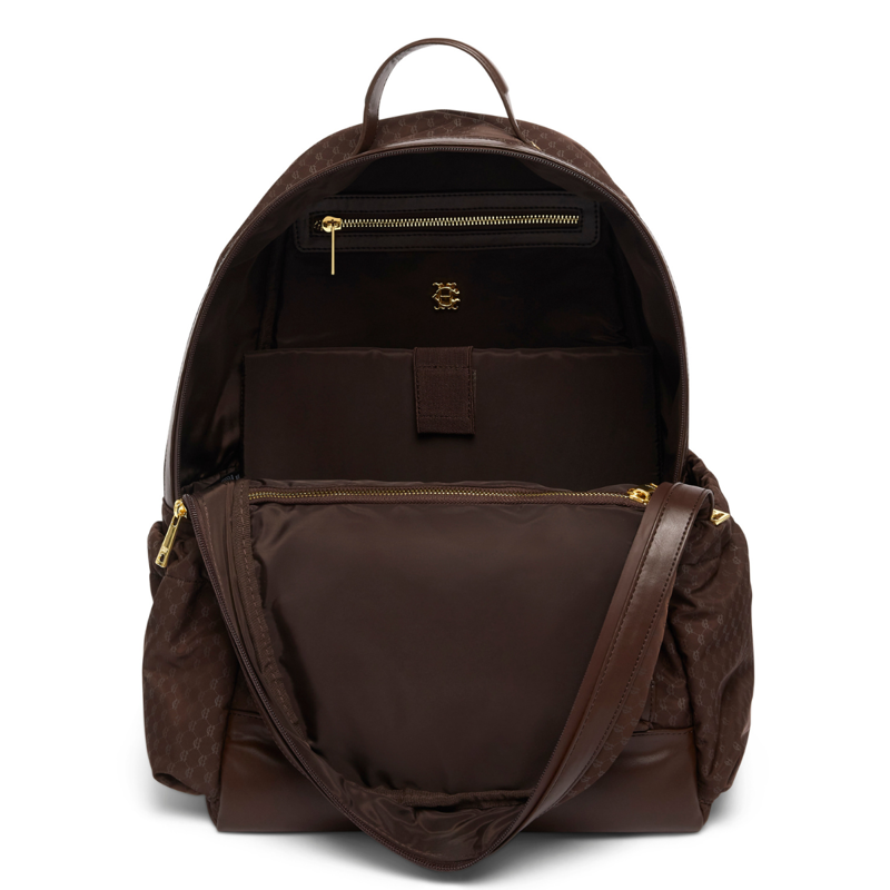 Holland Cooper Burghley Backpack- Walnut-1
