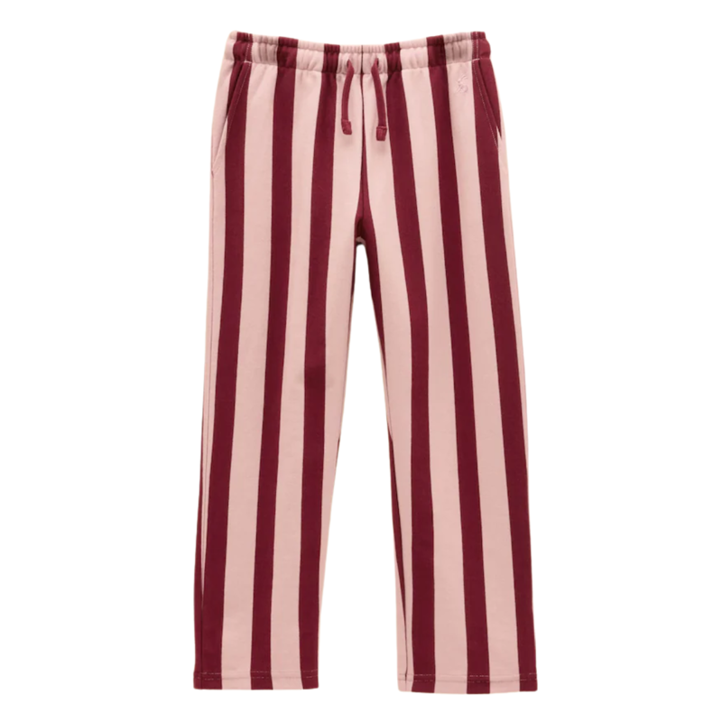 Joules Girls' Sloane Pull On Trousers - Pink Stripe